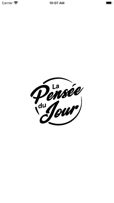 Emulate iPhone app La Pensée du Jour using MyAndroid