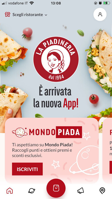Emulate iPhone app LA Piadineria using MyAndroid Emulate iPhone app LA Piadineria using MyAndroid