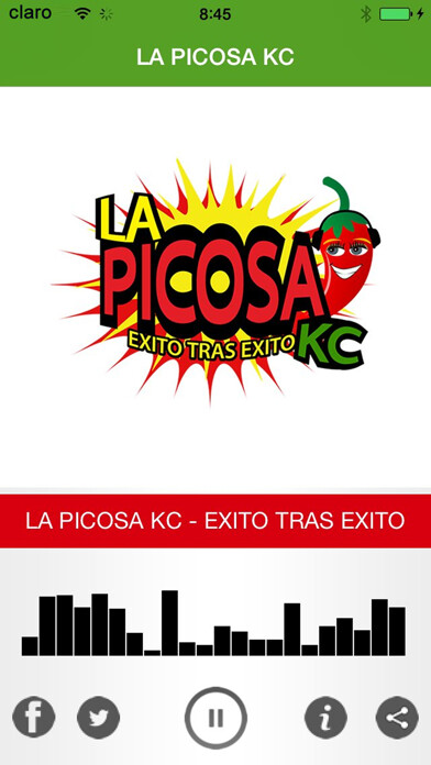 Emulate iPhone app La Picosa KC using MyAndroid