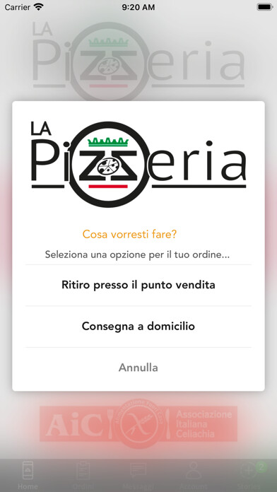Emulate iPhone app La Pizzeria di Somma e Marnate using MyAndroid Emulate iPhone app La Pizzeria di Somma e Marnate using MyAndroid