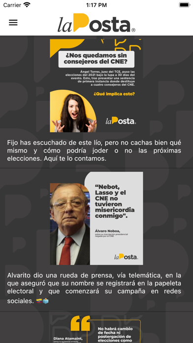 Emulate iPhone app La Posta using MyAndroid Emulate iPhone app La Posta using MyAndroid