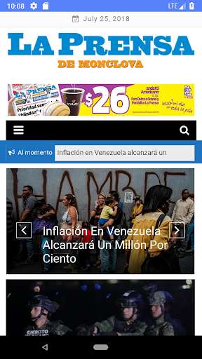 Run android online APK La Prensa de Monclova from MyAndroid or emulate La Prensa de Monclova using MyAndroid