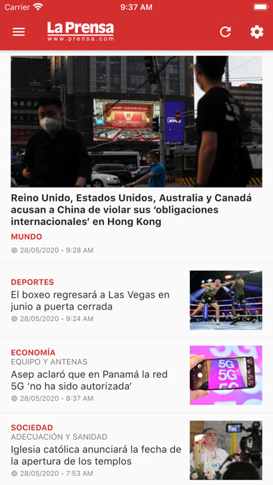 Emulate iPhone app La Prensa para iPhone using MyAndroid Emulate iPhone app La Prensa para iPhone using MyAndroid