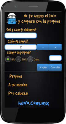 Emulate Android APK La Propina