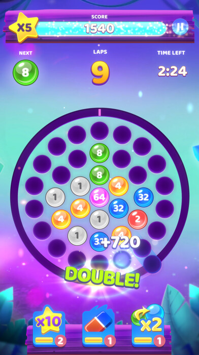 Emulate iPhone app Laps Fuse: Puzzle with Numbers using MyAndroid