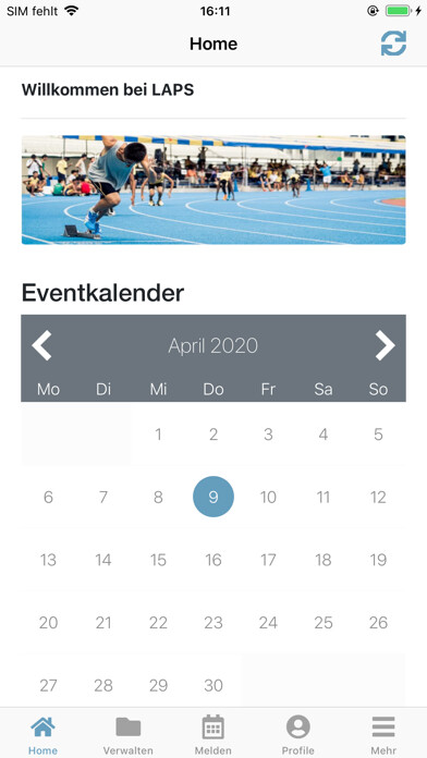Emulate iPhone app LAPS - Sportgruppenverwaltung using MyAndroid Emulate iPhone app LAPS - Sportgruppenverwaltung using MyAndroid