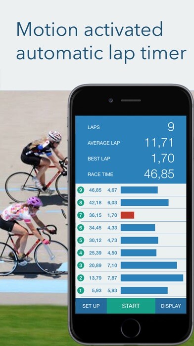 Emulate iPhone app LapTracker - Auto Timer using MyAndroid Emulate iPhone app LapTracker - Auto Timer using MyAndroid