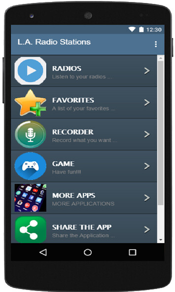 Run android online APK L.A. Radio Stations from MyAndroid or emulate L.A. Radio Stations using MyAndroid