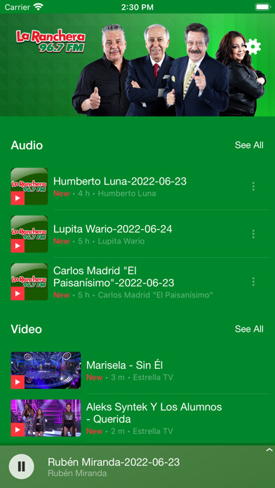 Emulate iPhone app La Ranchera 96.7 FM using MyAndroid Emulate iPhone app La Ranchera 96.7 FM using MyAndroid
