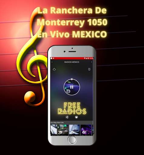 Run android online APK La Ranchera De Monterrey 1050 En Vivo MEXICO from MyAndroid or emulate La Ranchera De Monterrey 1050 En Vivo MEXICO using MyAndroid