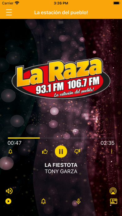 Emulate iPhone app La Raza 900 using MyAndroid Emulate iPhone app La Raza 900 using MyAndroid