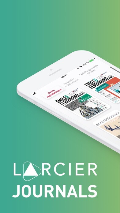 Emulate iPhone app Larcier Journals using MyAndroid