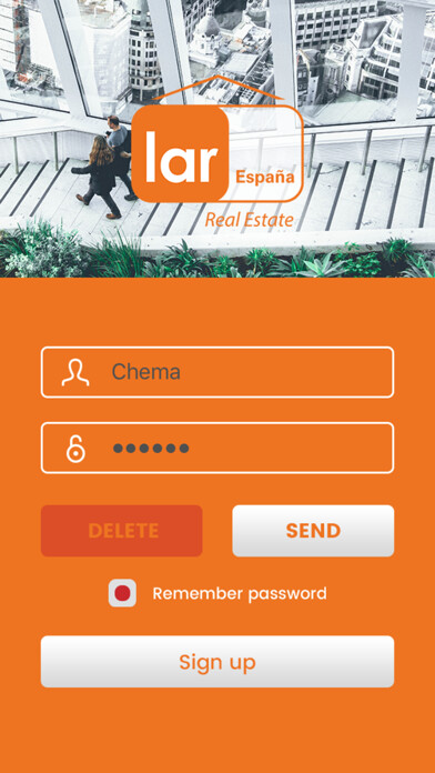 Emulate iPhone app Lar España using MyAndroid