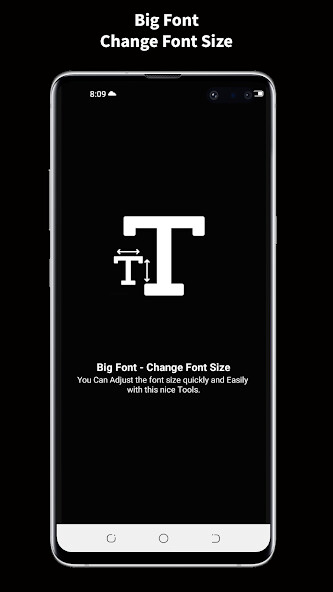 Run android online APK Large Font : Enlarge Font from MyAndroid or emulate Large Font : Enlarge Font using MyAndroid