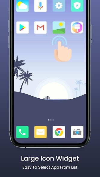 Run android online APK Large Icons Widget - Big Icon from MyAndroid or emulate Large Icons Widget - Big Icon using MyAndroid