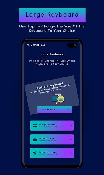 Run android online APK Large Keyboard - Big Button Keypad - Big Keyboard from MyAndroid or emulate Large Keyboard - Big Button Keypad - Big Keyboard using MyAndroid