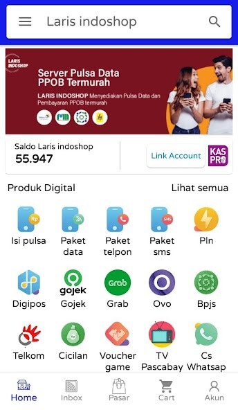 Run android online APK Laris Indoshop from MyAndroid or emulate Laris Indoshop using MyAndroid