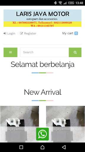 Run android online APK Laris Jaya Rodatiga from MyAndroid or emulate Laris Jaya Rodatiga using MyAndroid