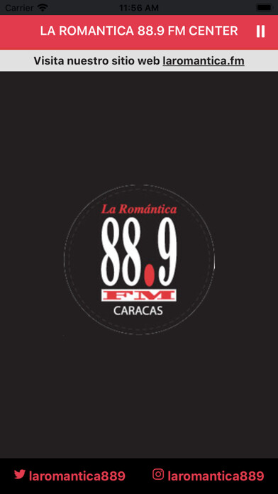 Emulate iPhone app LA ROMANTICA 88.9 FM CENTER using MyAndroid Emulate iPhone app LA ROMANTICA 88.9 FM CENTER using MyAndroid