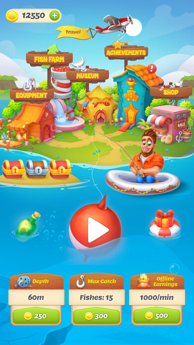 Emulate iPhone app Larry: Idle Fishing Game using MyAndroid Emulate iPhone app Larry: Idle Fishing Game using MyAndroid
