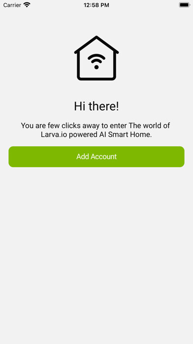 Emulate iPhone app Larva.io Home using MyAndroid