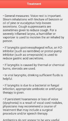 Run android online APK Laryngitis Disease from MyAndroid or emulate Laryngitis Disease using MyAndroid