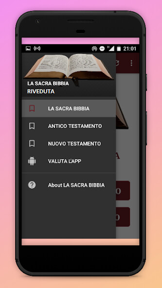 Run android online APK La Sacra Bibbia RIVEDUTA from MyAndroid or emulate La Sacra Bibbia RIVEDUTA using MyAndroid