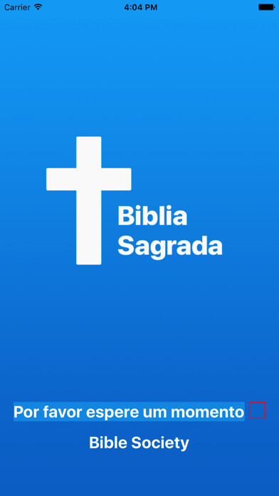Emulate iPhone app La Sagrada Biblia using MyAndroid