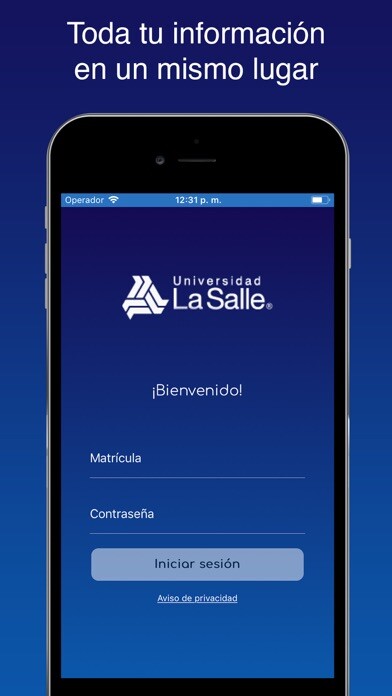 Emulate iPhone app La Salle Cancún using MyAndroid Emulate iPhone app La Salle Cancún using MyAndroid