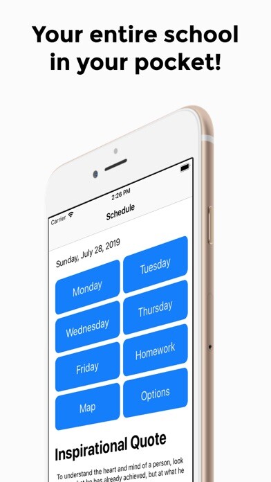 Emulate iPhone app La Salle Schedule using MyAndroid Emulate iPhone app La Salle Schedule using MyAndroid