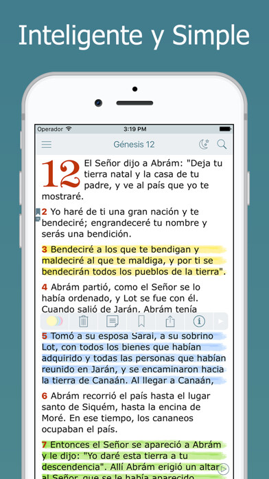 Emulate iPhone app La Santa Biblia Católica Audio using MyAndroid
