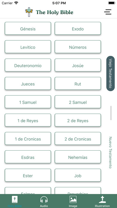 Emulate iPhone app La Santa Biblia con audio using MyAndroid Emulate iPhone app La Santa Biblia con audio using MyAndroid