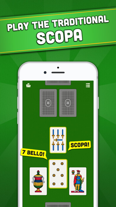 Emulate iPhone app La Scopa - Classic Card Games using MyAndroid