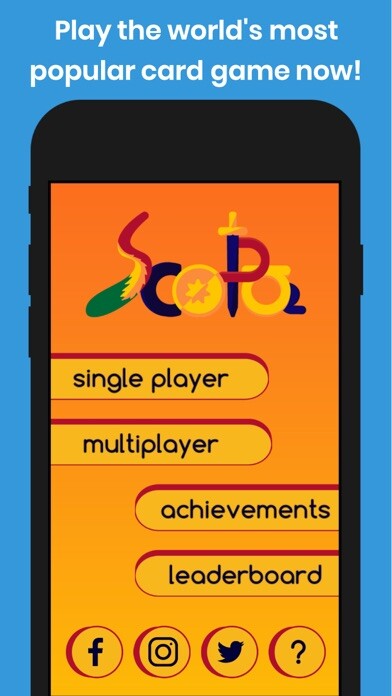 Emulate iPhone app La Scopa - Gioco di carte using MyAndroid