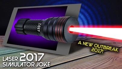 Emulate iPhone app Laser 2017 Simulator Joke using MyAndroid