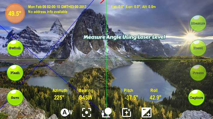 Emulate Android APK Laser Level Basic