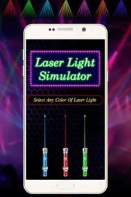 Emulate Android APK Laser Light Simulator
