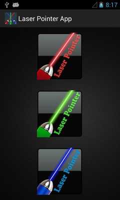 Emulate Android APK Laser Pointer App Emulate Android APK Laser Pointer App