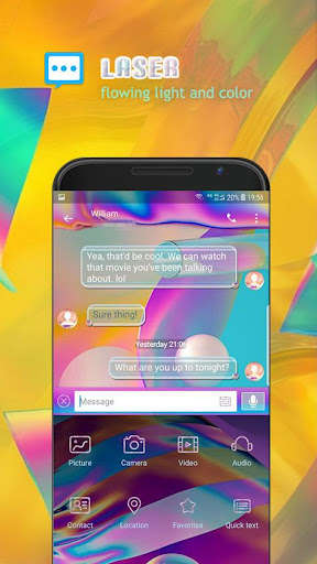 Emulate Android APK Laser skin for Next SMS Emulate Android APK Laser skin for Next SMS