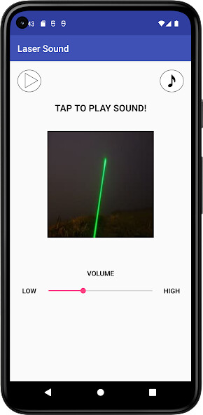 Emulate Android APK Laser Sound