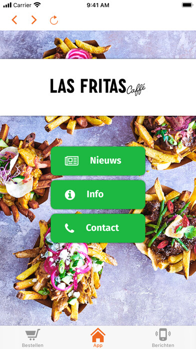 Emulate iPhone app Las Fritas Caffé using MyAndroid Emulate iPhone app Las Fritas Caffé using MyAndroid