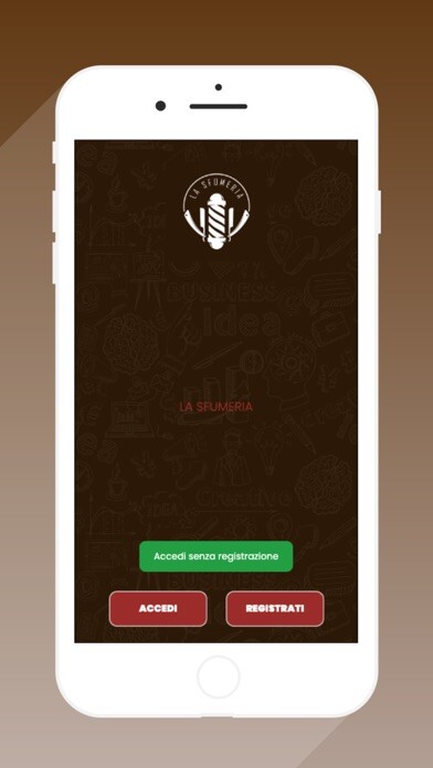 Emulate iPhone app LA SFUMERIA using MyAndroid