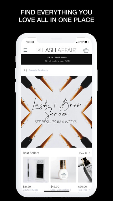 Emulate iPhone app Lash Affair using MyAndroid