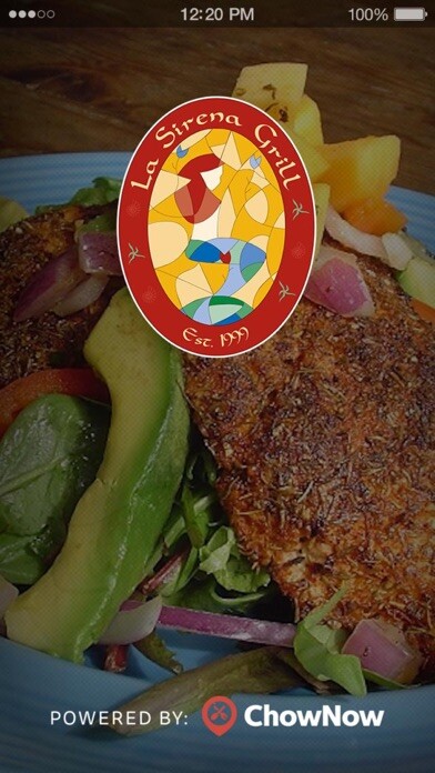 Emulate iPhone app La Sirena Grill using MyAndroid