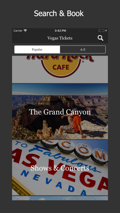 Emulate iPhone app Las Vegas Tickets using MyAndroid Emulate iPhone app Las Vegas Tickets using MyAndroid