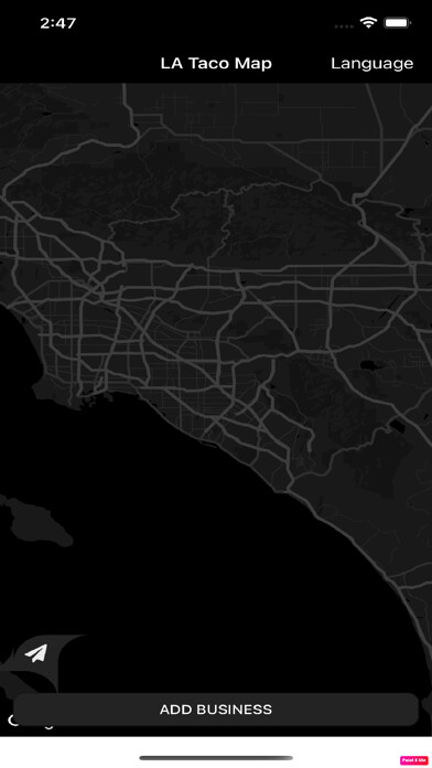 Emulate iPhone app LA Taco Map using MyAndroid