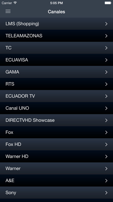 Emulate iPhone app La Tele Ecuador using MyAndroid