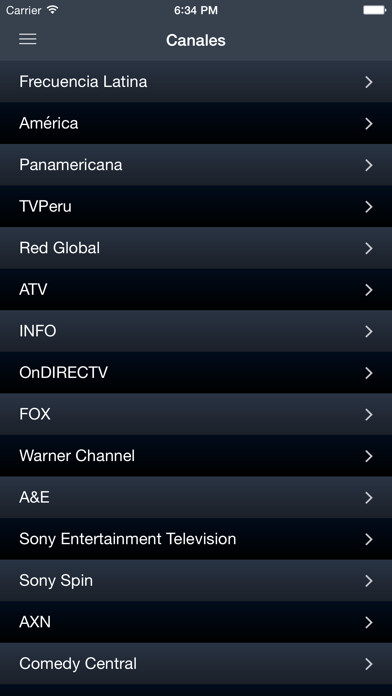 Emulate iPhone app La Tele Perú using MyAndroid Emulate iPhone app La Tele Perú using MyAndroid