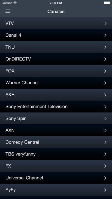 Emulate iPhone app La Tele Uruguay using MyAndroid