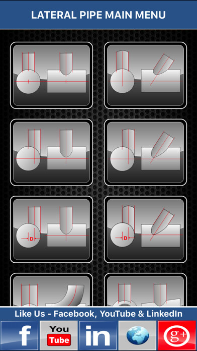 Emulate iPhone app Lateral Pipe Calculator using MyAndroid Emulate iPhone app Lateral Pipe Calculator using MyAndroid
